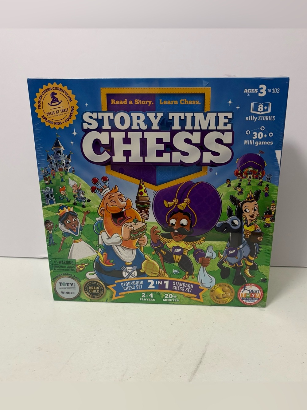 Story Time Chess Educational Game and Storybook Kids Learn To Play Chess SEALED